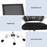NNEDSZ Artiss 2x Office Chair Mesh Computer Gaming Desk Chairs Work Study Mid Back