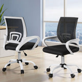 NNEDSZ Artiss 2x Office Chair Mesh Computer Gaming Desk Chairs Work Study Mid Back