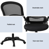 NNEDSZ Artiss Mesh Office Chair Computer Gaming Desk Chairs Work Study Mid Back