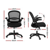 NNEDSZ Artiss 2x Mesh Office Chair Computer Gaming Desk Chairs Work Study Mid Back