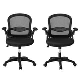 NNEDSZ Artiss 2x Mesh Office Chair Computer Gaming Desk Chairs Work Study Mid Back