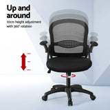 NNEDSZ Artiss 2x Mesh Office Chair Computer Gaming Desk Chairs Work Study Mid Back