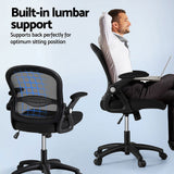 NNEDSZ Artiss 2x Mesh Office Chair Computer Gaming Desk Chairs Work Study Mid Back