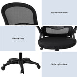 NNEDSZ Artiss 2x Mesh Office Chair Computer Gaming Desk Chairs Work Study Mid Back