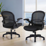 NNEDSZ Artiss 2x Mesh Office Chair Computer Gaming Desk Chairs Work Study Mid Back