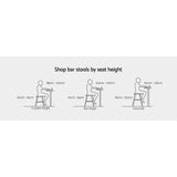 NNEDSZ Gardeon 2x Outdoor Bar Stools Rattan Nature