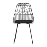 NNEDSZ 2PC Outdoor Dining Chairs Steel Lounge Chair Patio Garden Furniture