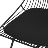 NNEDSZ 2PC Outdoor Dining Chairs Steel Lounge Chair Patio Garden Furniture