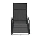 NNEDSZ Sun Lounge Rocking Chair Outdoor Lounger Patio Furniture Pool Garden