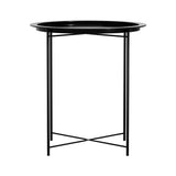 NNEDSZ Coffee Side Table Steel Outdoor Furniture Indoor Desk Patio Garden