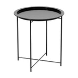 NNEDSZ Coffee Side Table Steel Outdoor Furniture Indoor Desk Patio Garden
