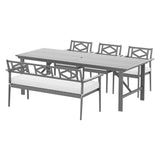 NNEDSZ Gardeon Outdoor Dining Set 5 Piece Wooden Table Chairs Setting Grey