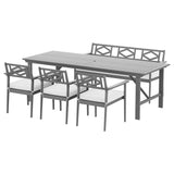 NNEDSZ Gardeon Outdoor Dining Set 5 Piece Wooden Table Chairs Setting Grey