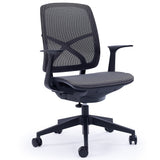 NNEMB Ergonomic Office Desk Chair, Coolmesh Fabric, Adjustable Recline, Dark Grey Mesh/Black Frame