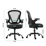 NNEMB Ergonomic Office Desk Chair, Coolmesh Fabric, Adjustable Recline, Black Mesh/Black Frame