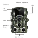Waterproof Hunting Trail Camera With Night Vision - 8Mp 120 Degree Wide Angle 110 Degree Pir Sensor-1915197228033642501