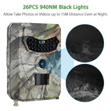 Waterproof Night Vision Hunting Trail Camera With Wide Angle And Pir Sensor-1915197510440325126