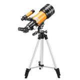 Stargazing Telescope For High-Definition Astronomical Viewing - Black / Yellow-1915196643762901000