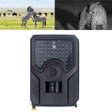 12Mp 1080P Hd Infrared Hunting Trail Camera With 120 Degree Wide Angle Lens And Ip56 Waterproof Design - Supports Tf Card Pir Distance 10-15M - Black-1915196797563834368