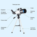 High Definition High Times Astronomical Telescope With Tripod - Blue 16X / 66X70-1915196567132966916