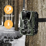 Waterproof 3G Hunting Trail Camera With Night Vision And 120 Degree Pir Angle-1915197001176322052