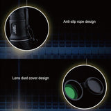High Definition Night Vision Monocular Telescope - 40X60 12X Pocket Focusing - Black-1915196710762713092
