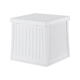NNEDSZ Outdoor Storage Box 56L Container Lockable Indoor Garden Toy Tool Shed