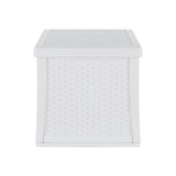 NNEDSZ Outdoor Storage Box 56L Container Lockable Indoor Garden Toy Tool Shed