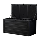 NNEDSZ Gardeon Outdoor Storage Box 680L Container Lockable Garden Bench Shed Tool All Black