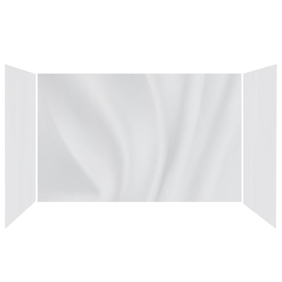 NNEMB TRACK 3x Side Walls for 2.2x3.6m Gazebo, White