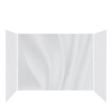 NNEMB TRACK 3x Side Walls for 3x3m Gazebo, White