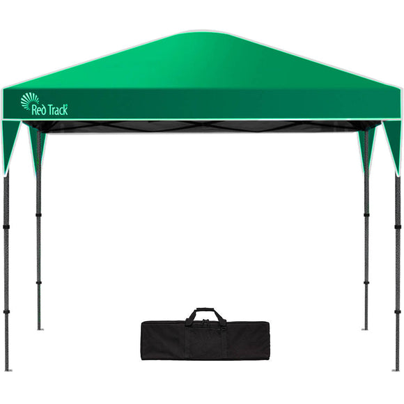 NNEMB TRACK 3.6x2.2m Ultra Compact Folding Gazebo, Carry bag, Portable Outdoor Popup Marquee for Camping Beach, Green