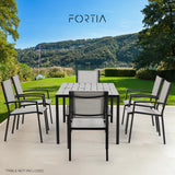 NNEMB 6pc Outdoor Dining Chair Set, for Outside