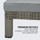 NNEMB Outdoor Sun Lounge, 5 Reclining Positions, Grey