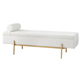 NNEDSZ Artiss Storage Ottoman Bed 140cm Pillow Boucle Fabric