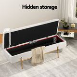 NNEDSZ Artiss Storage Ottoman Bed 140cm Pillow Boucle Fabric