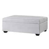 NNEDSZ Artiss Ottoman Storage Sofa Bed 112cm Foldable Grey