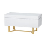 NNEDSZ Artiss Storage Ottoman Blanket Box Criss-cross Linen White
