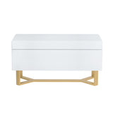 NNEDSZ Artiss Storage Ottoman Blanket Box Criss-cross Linen White
