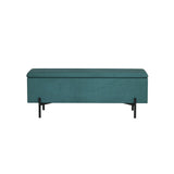 NNEDSZ Artiss Storage Ottoman Blanket Box 140cm Velvet Green
