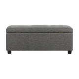 NNEED Storage Ottoman Linen Fabric Large