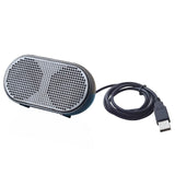 NNEOBA Portable USB Mini Speaker Stereo for PC & PS4 (Black)