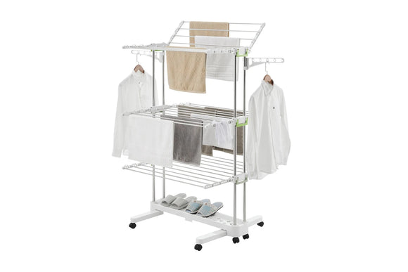 NNEKG Foldable Drying Rack(White)