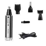 NNEOBA Rechargeable 4-in-1 Micro Hair Trimmer Electric Shaver Black