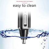 NNEOBA Rechargeable 4-in-1 Micro Hair Trimmer Electric Shaver Black