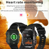 NNEOBA Smart Watch Fitness Bluetooth Call Waterproof (Black)
