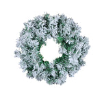NNEOBA Christmas Snow Wreath Rattan Garland for Door Decoration (50cm)