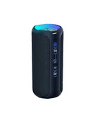 NNEOBA 40W Waterproof Bluetooth Speaker with LED Light (Black)
