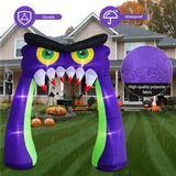 NNEOBA 10FT Giant Owl Halloween Inflatable Archway with LED Lights