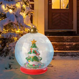 NNEOBA Outdoor Christmas Inflatable Ball Garden Decoration (22-inch)